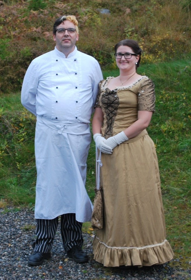 Dagantrekk, viktoriansk, L/XL