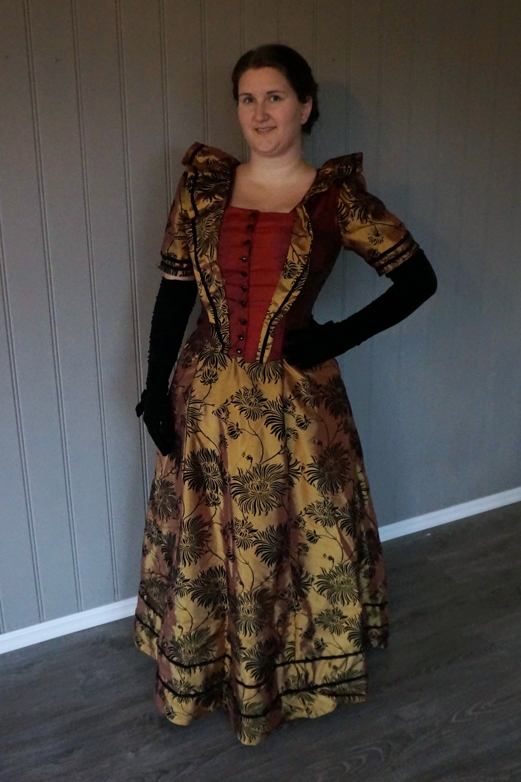 1890 aftenantrekk Bretelles, XL