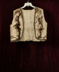 Hvit vest i ull