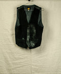 Sort skinnvest, str S