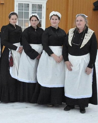 Agatha 1870-antrekk til tjener, XL