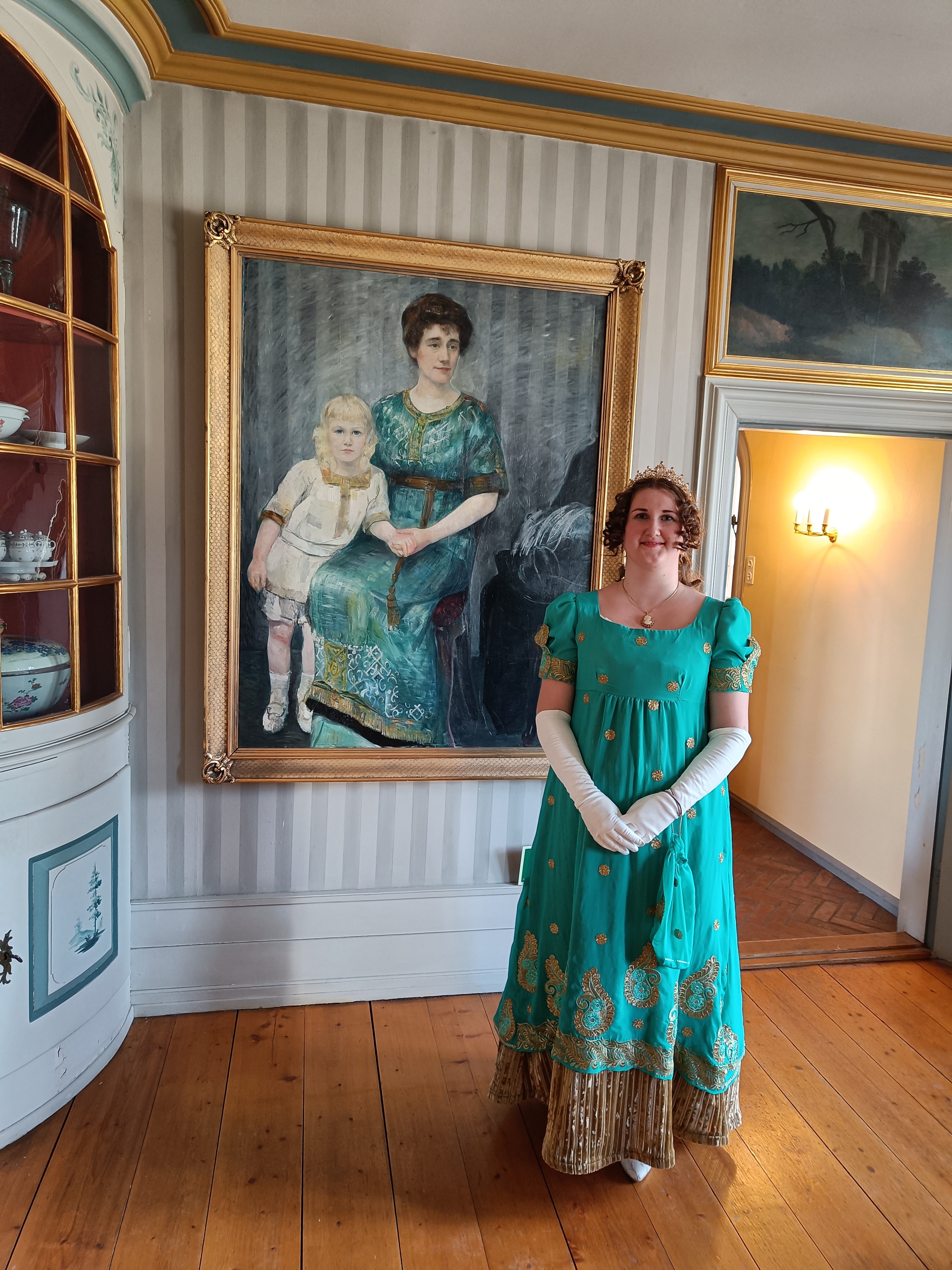 Regency Sari Ballkjole, XL