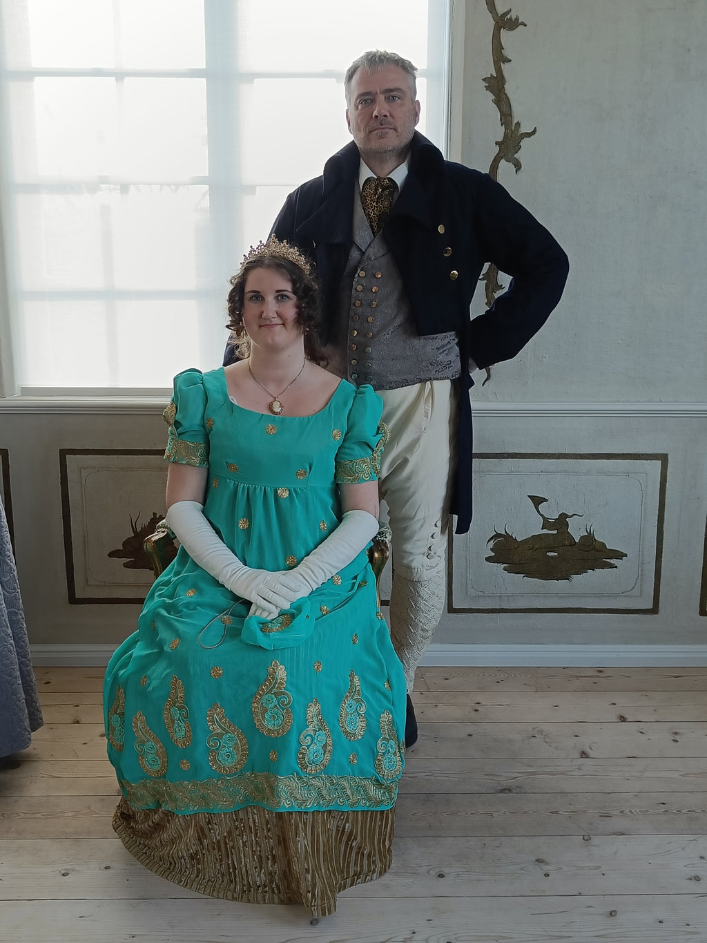 Regency Sari Ballkjole, XL