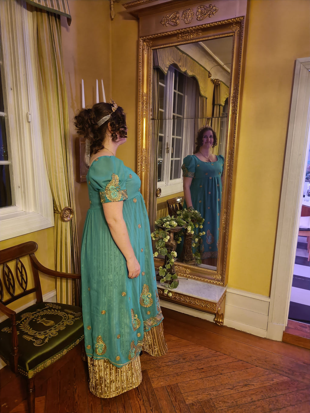 Regency Sari Ballkjole, XL