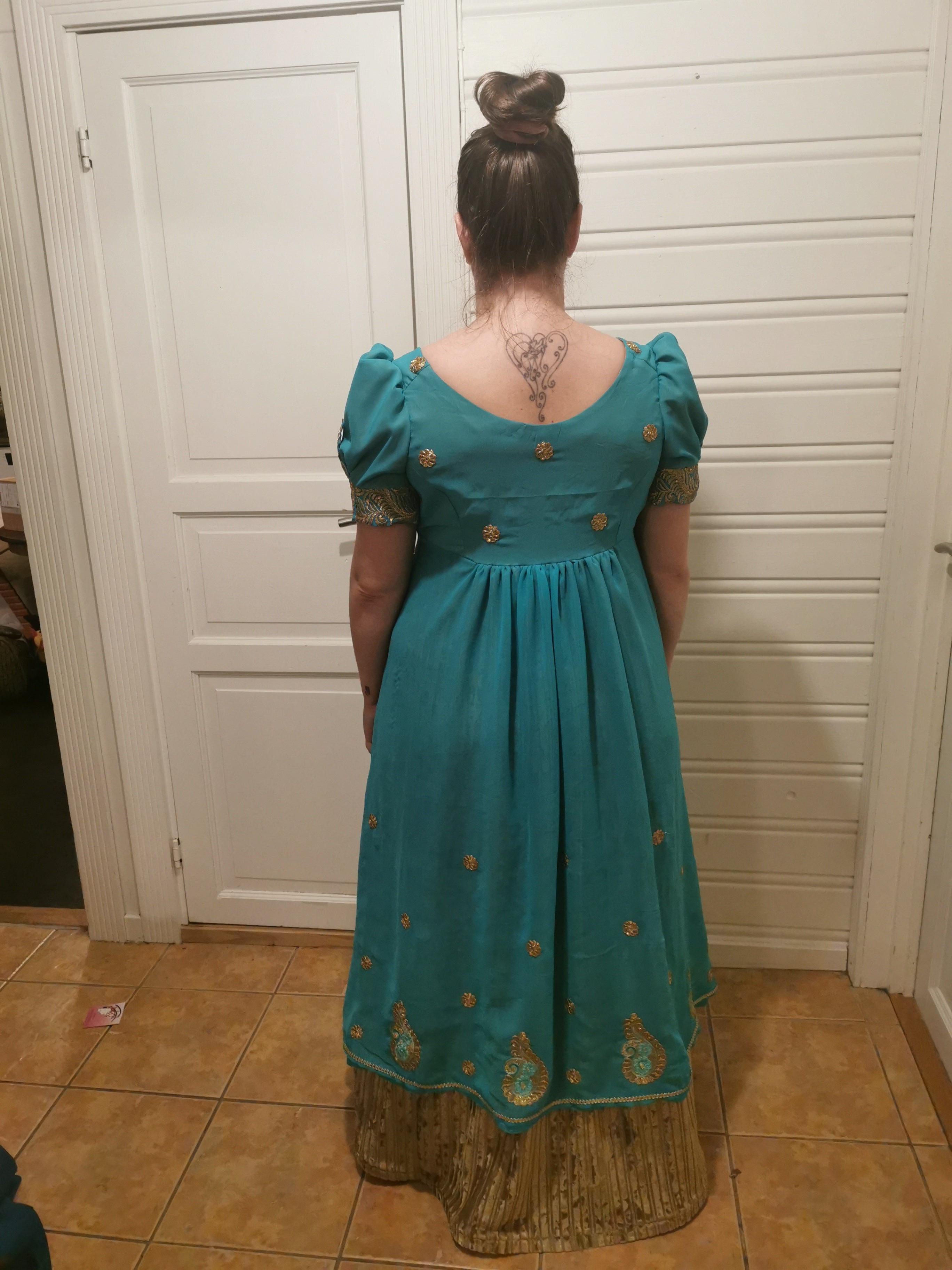 Regency Sari Ballkjole, XL