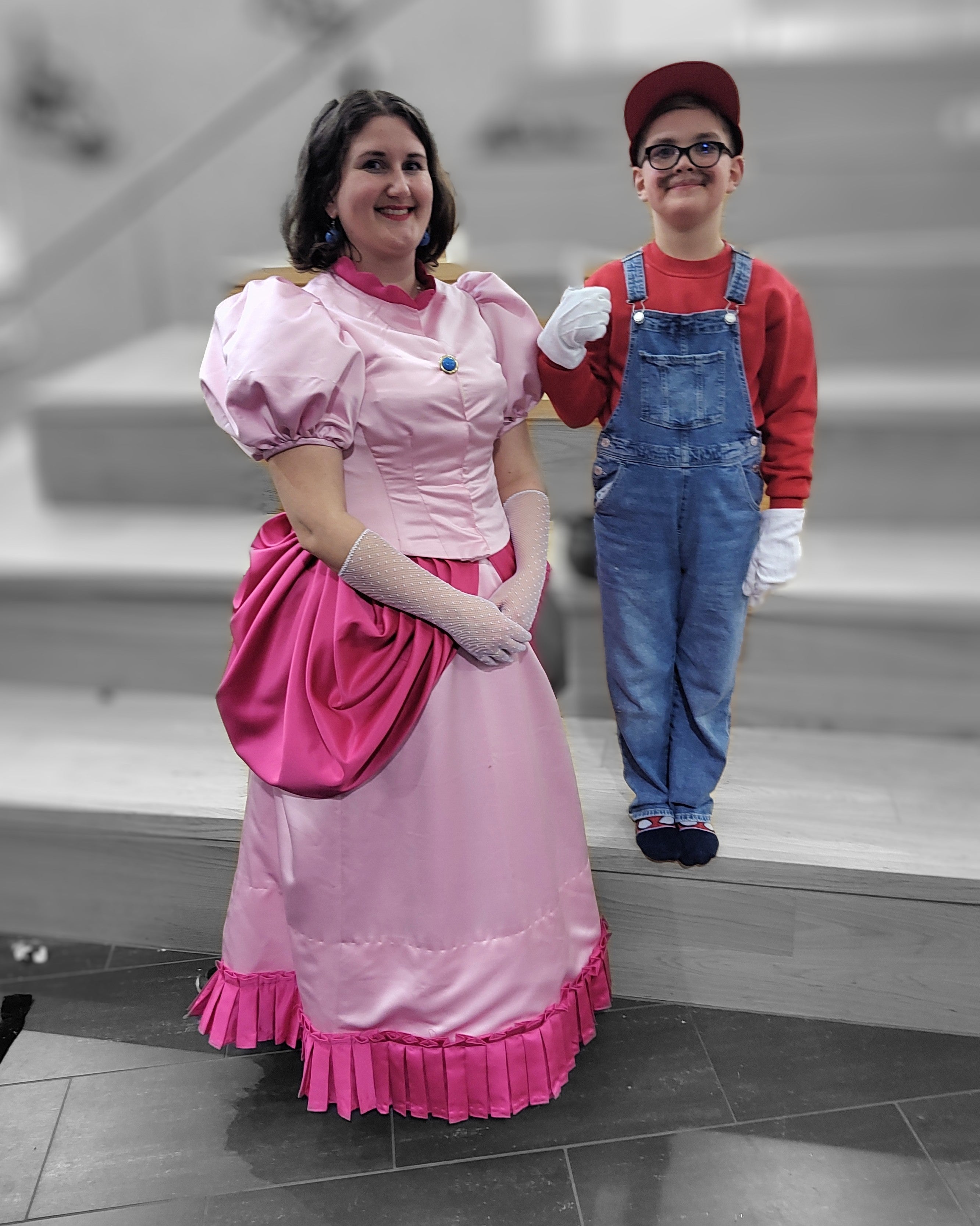 1880 Princess Peach kostyme, XL