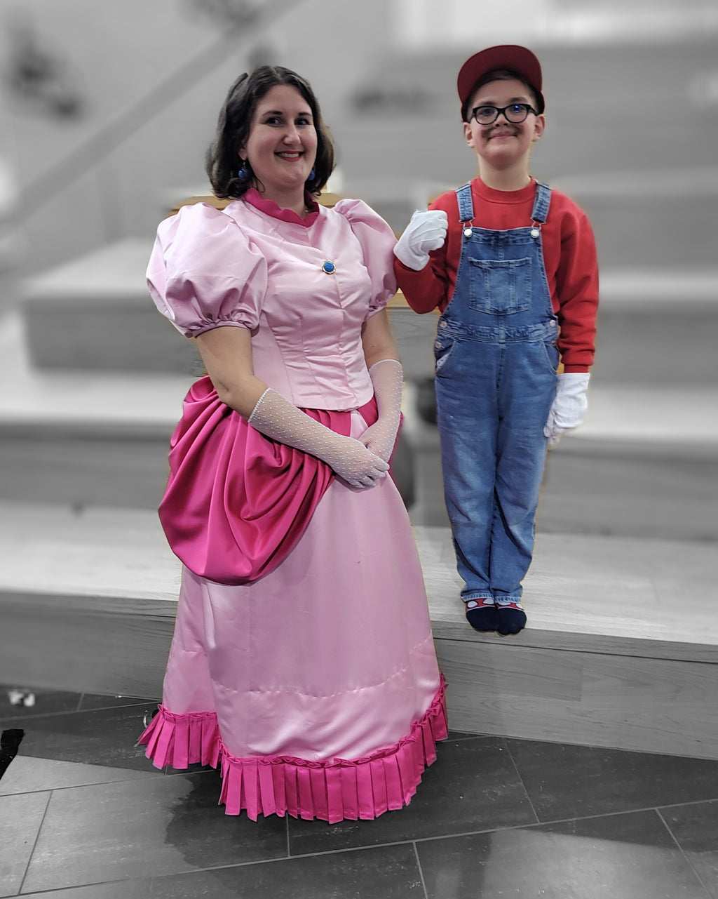 Viktoriansk Princess Peach, str XXL