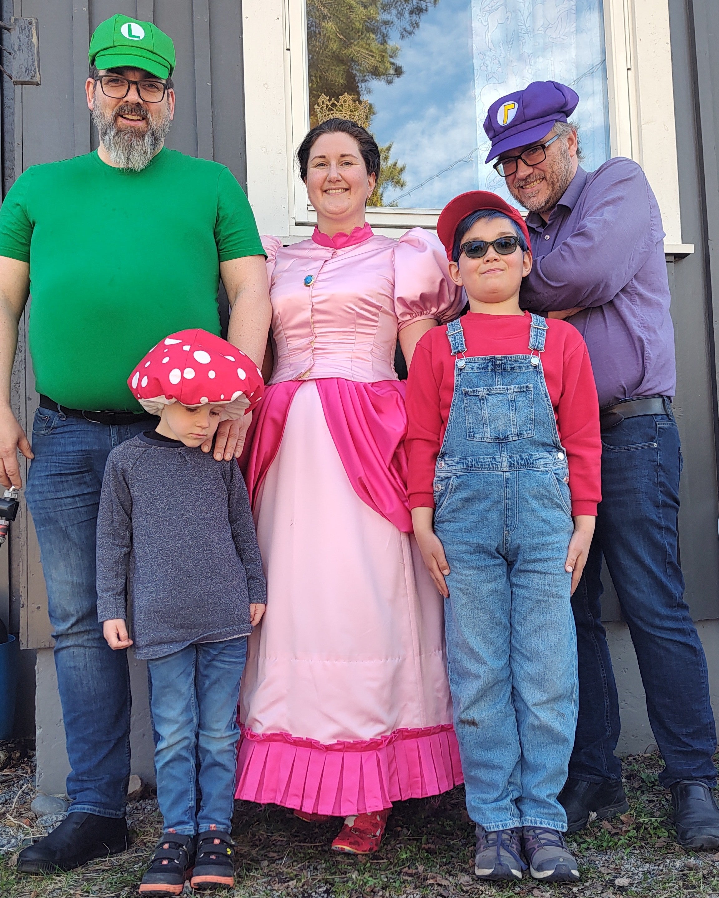 1880 Princess Peach kostyme, XL