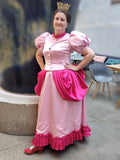 1880 Princess Peach kostyme, XL