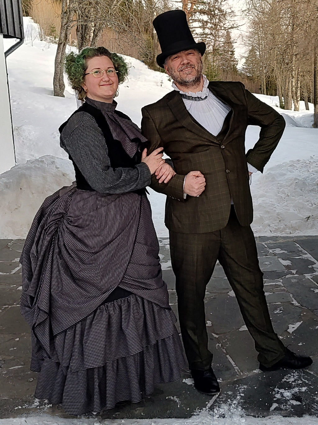 Edvardiansk herredress, str 56