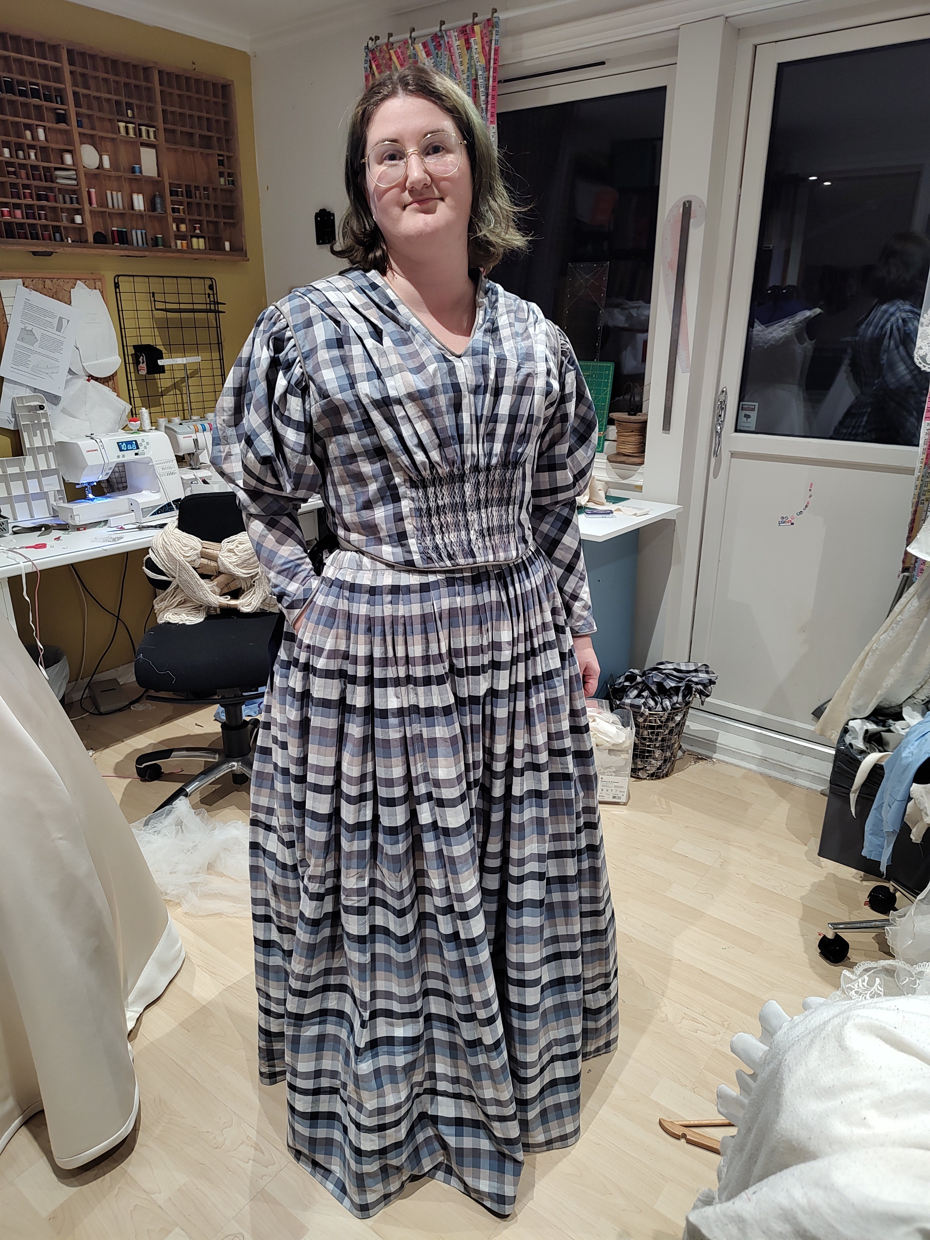 Rutete dagkjole, 1840. XL