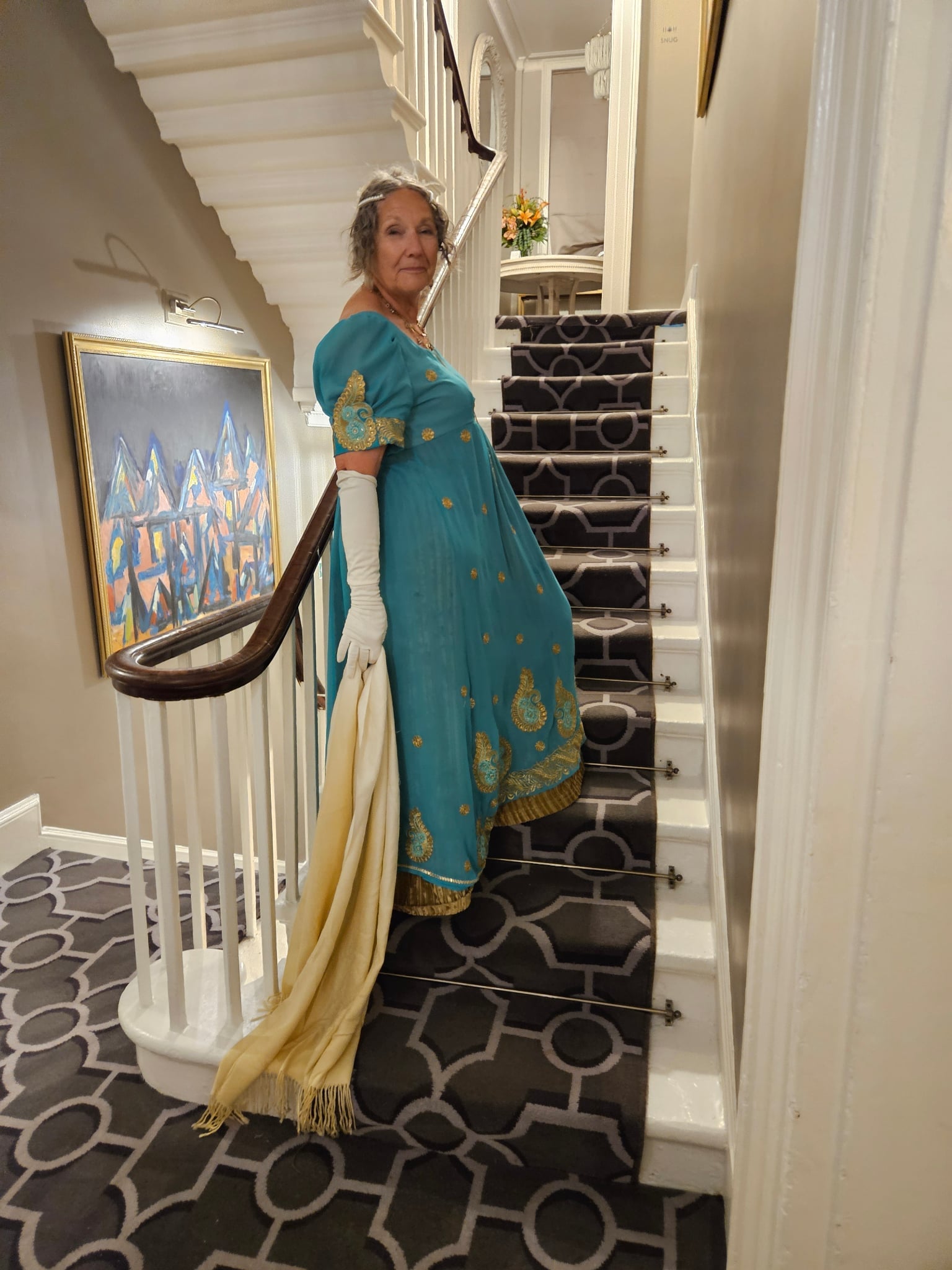 Regency Sari Ballkjole, XL