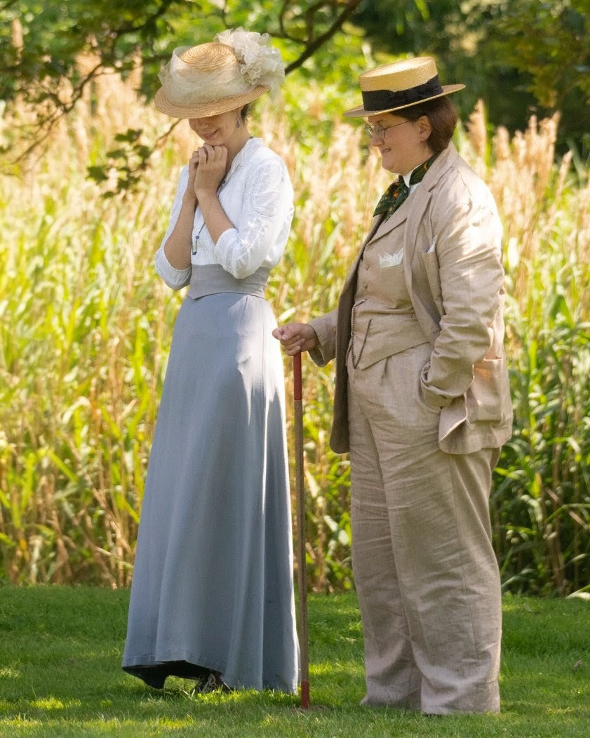 Edvardiansk lindress, herre, XL